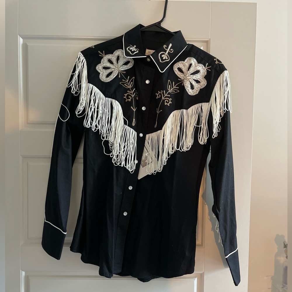 Pinto Ranch Western Fringe Shirt